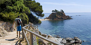 Costa Brava en Platja d'Aro. Cap Roig