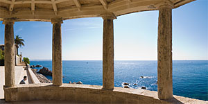 Mirador de la Costa Brava en S'Agaro.