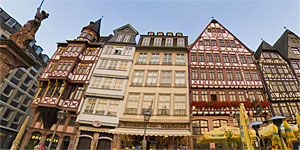 Romer square in Frankfurt