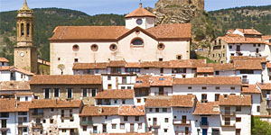 Panoramic view of Linares de Mora