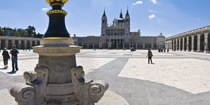 El patio del Palacio Real de Madrid