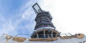 A view of number 2 blast furnace at Puerto de Sagunto