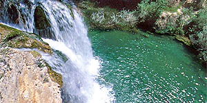 Sierra de Albarracin. Cascada del molino de San Pedro